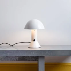 1437 MARTINELLI LUCE Lampe de table Elmetto - Blanc