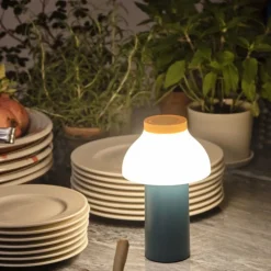 208 HAY Lampe portable - Bicolore Ocean Green - Hay