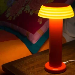 2024 SOWDEN Lampe portable rechargeable - Rouge Jaune - Sowden