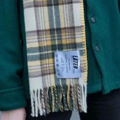 Women Later - Echarpe Tartan - Jaune