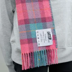 Women Later - Echarpe Tartan - Rose