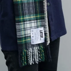 Women Later - Echarpe Tartan - Vert