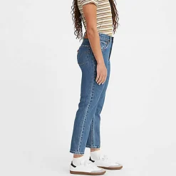 Women LEVIS Levi's - Jeans 501 Crop - Bleu