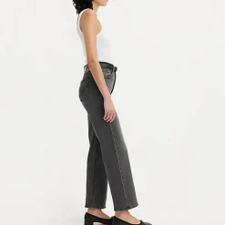 Women LEVIS Levi's - Jeans Droit Ribcage Ankle - Gris