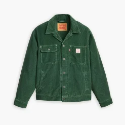 Levis Levi's - Veste Trucker Velours Sunrise - Vert