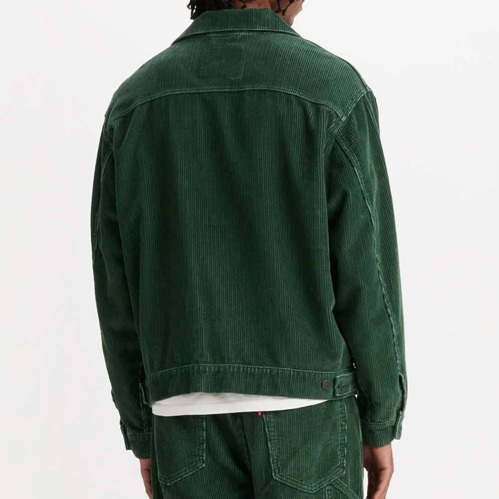 Levis Levi's - Veste Trucker Velours Sunrise - Vert
