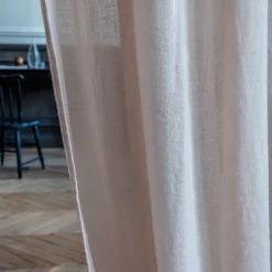 200 LINTEX Linen & cotton voile - Pink Beige