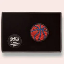 Women MACON & LESQUOY Macon & Lesquoy - Broche - Ballon de basket