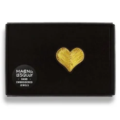Women MACON & LESQUOY Macon & Lesquoy - Broche - Coeur dore