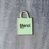 2213 HEYANG Magnet en métal Merci - Tote bag Vert