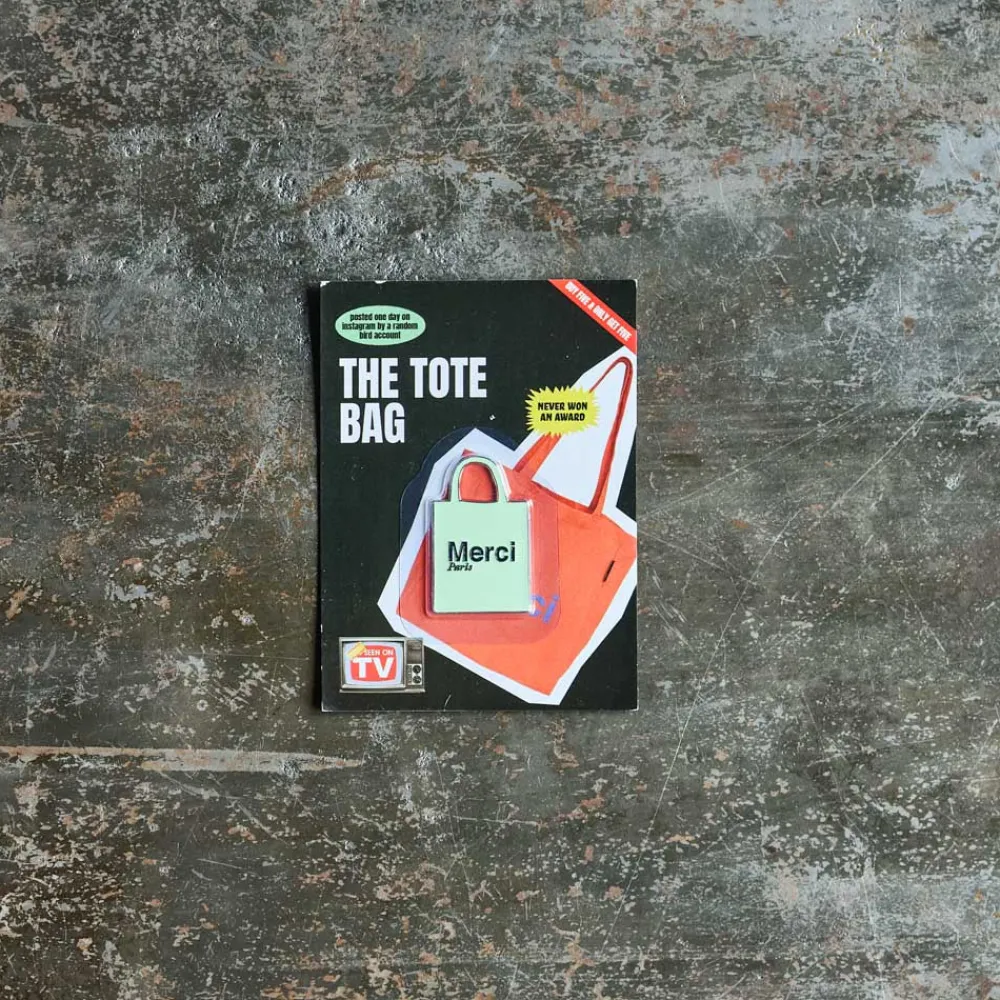 2213 HEYANG Magnet en métal Merci - Tote bag Vert