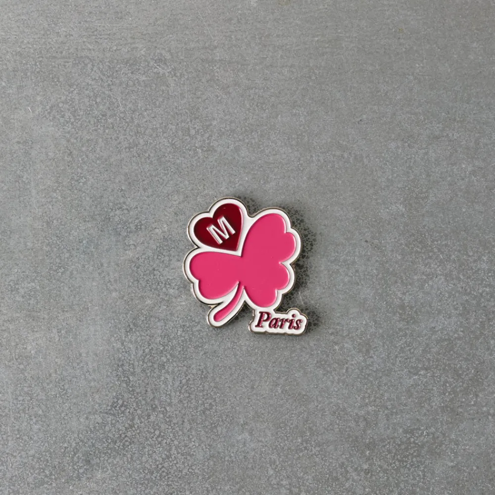 2148 BELMAR Magnet Merci - Trèfle Rose