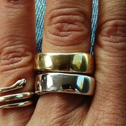 Women MARA SCALISE - Bague Raw Cuff - Gold