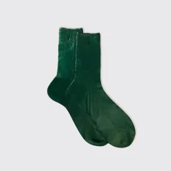 Women Maria La Rosa - Chaussettes One Ribbed Laminate - Cipresso