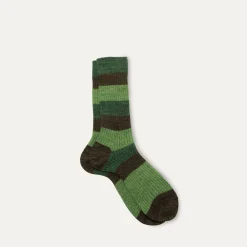Women Maria La Rosa - Chaussettes rayés - Vert