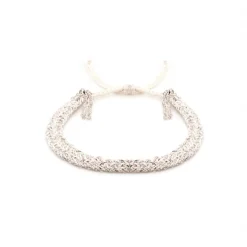 Women MARIE LAURE CHAMOREL - Bracelet n°183 - Blanc & Argent