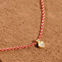Women MARIE LAURE CHAMOREL - Collier n°900 - Gold Red