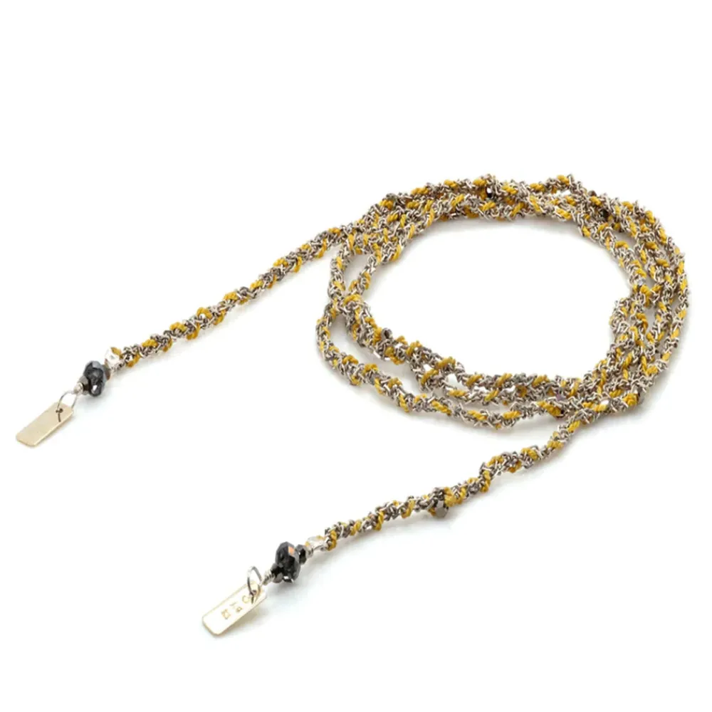 Women MARIE LAURE CHAMOREL - Collier n°182 - Silver Yellow