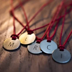 Women MERCI Médaille - Lettres A-Z
