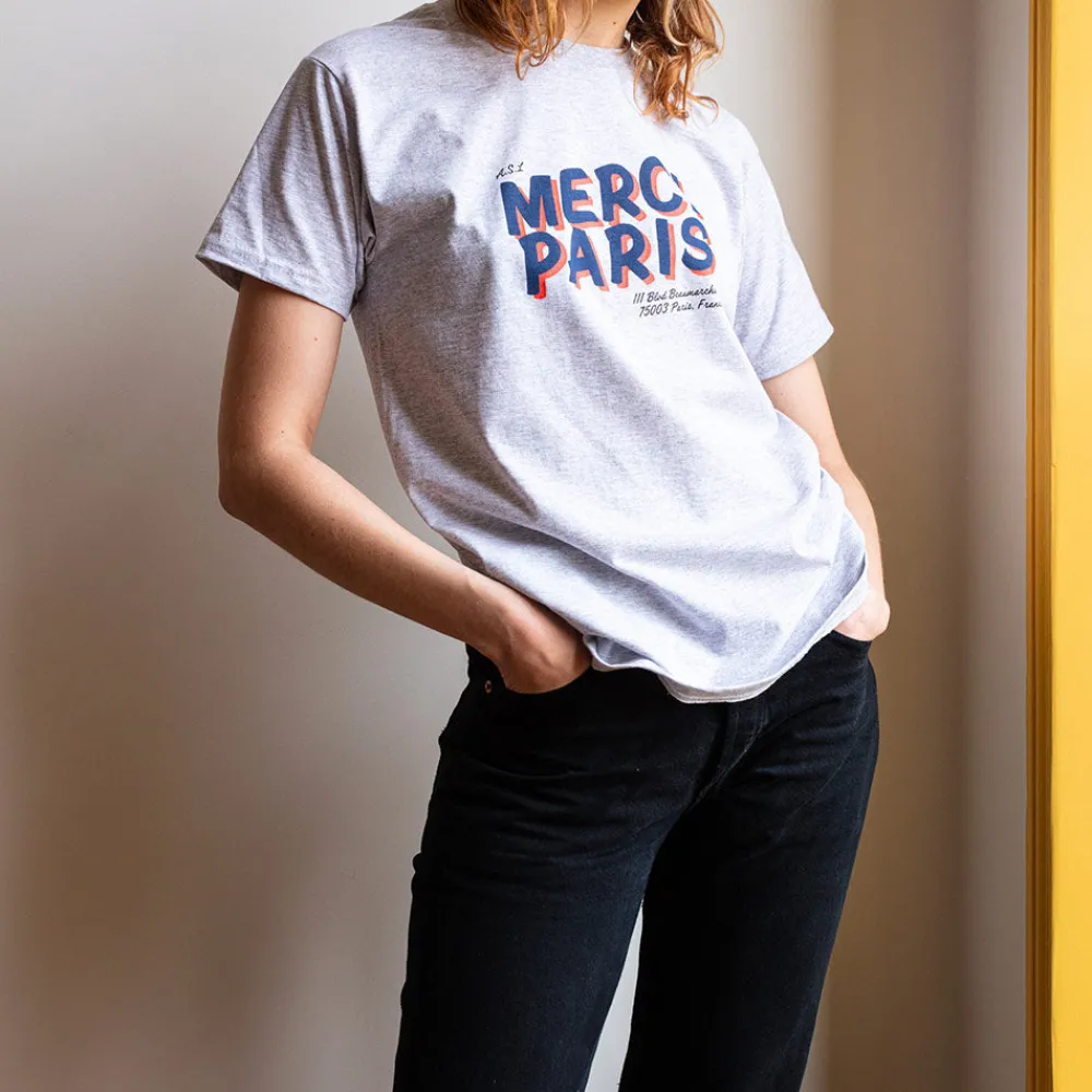 Women 1473 SCRKS Merci - T-shirt unisexe - Gris Clair