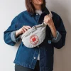 2102 VJ SOURCING Merci - Banane en canvas - Rayures Bleu