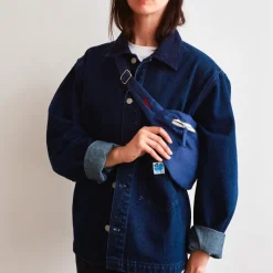 200 LINTEX Merci - Banane To Go en lin - Bleu Shibori