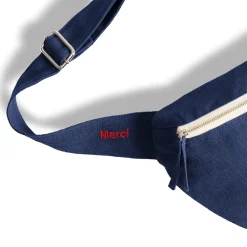 200 LINTEX Merci - Banane To Go en lin - Bleu Shibori