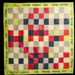 Women D01 Merci - Bandana Ars Vivendi Virtus Est - Jaune
