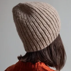Women MERCI - Bonnet en laine d'alpaga - Blanc Cassé