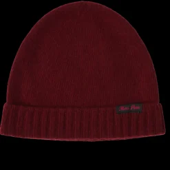 Women ST01 Merci - Bonnet en laine et cachemire - Bordeaux & Rose