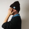 Women MA01 Merci - Bonnet Lucky - Marron & Bleu