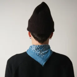 Women MA01 Merci - Bonnet Lucky - Marron & Bleu