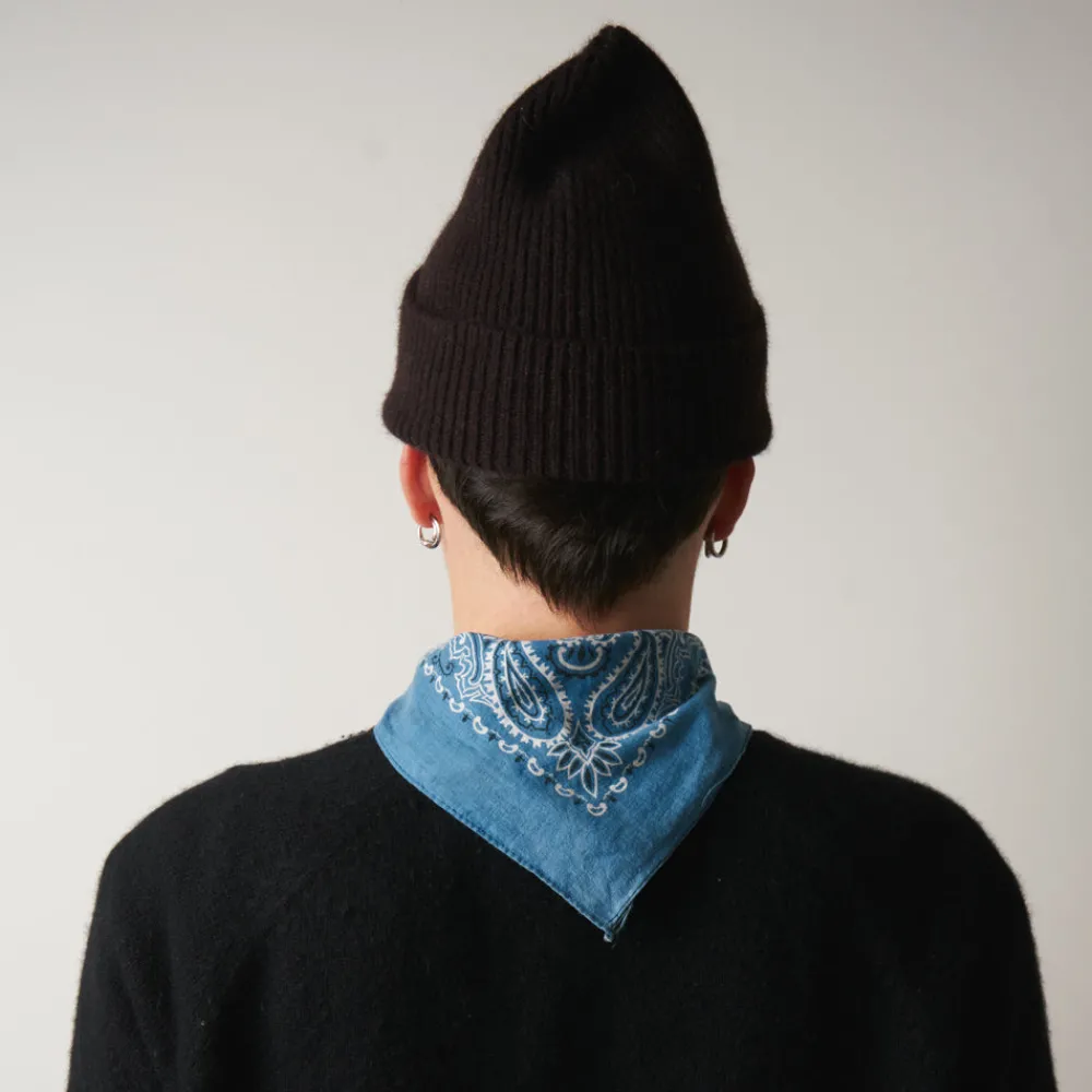 Women MA01 Merci - Bonnet Lucky - Marron & Bleu