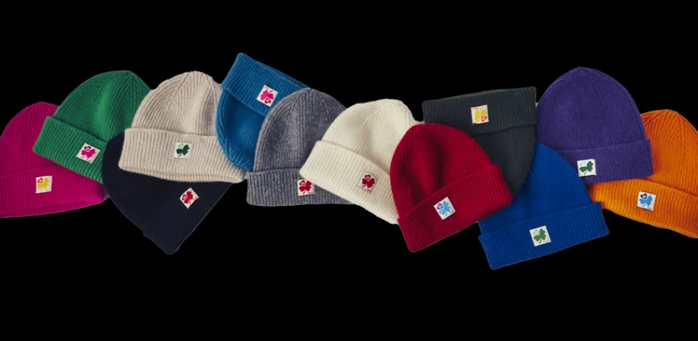 Women MA01 Merci - Bonnet Lucky - Marron & Bleu