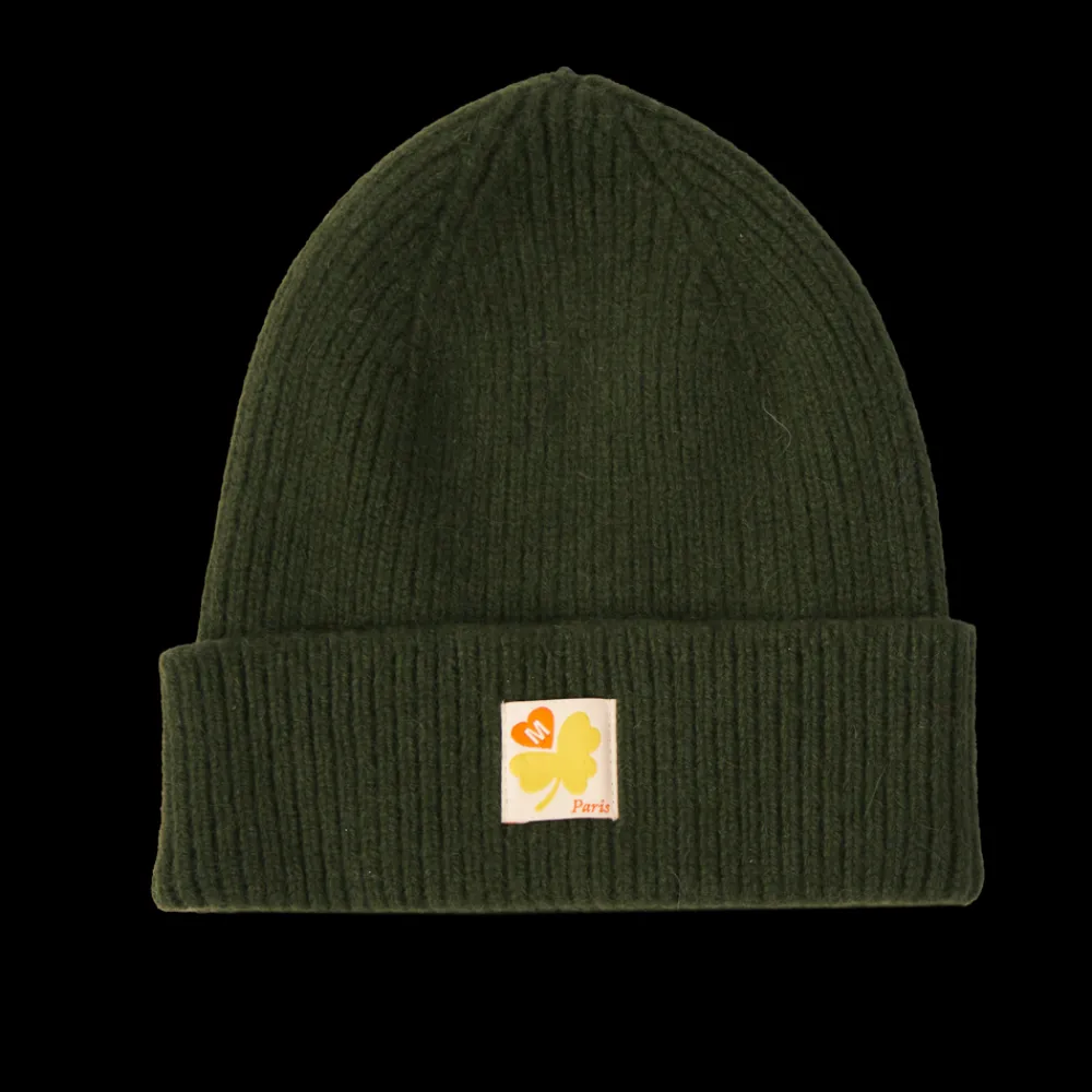 Women MA01 Merci - Bonnet Lucky - Olive & Jaune