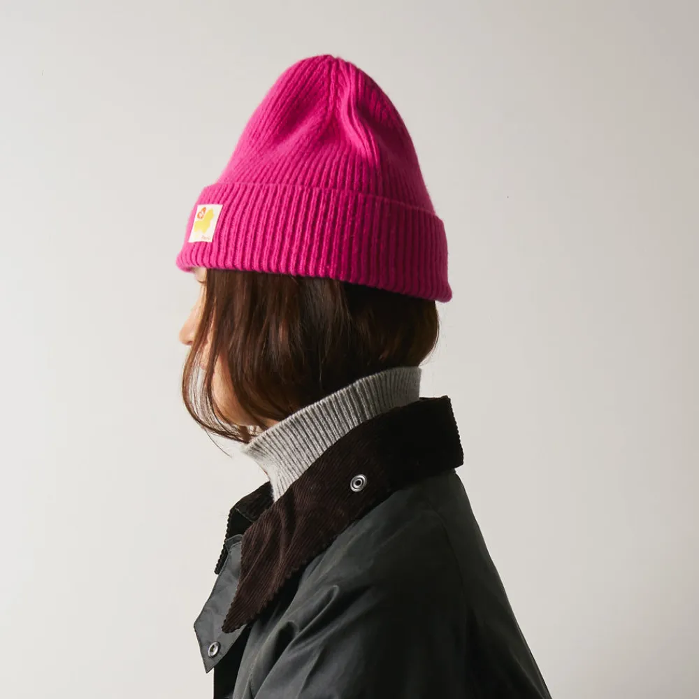 Women MA01 Merci - Bonnet Lucky - Rose & Jaune