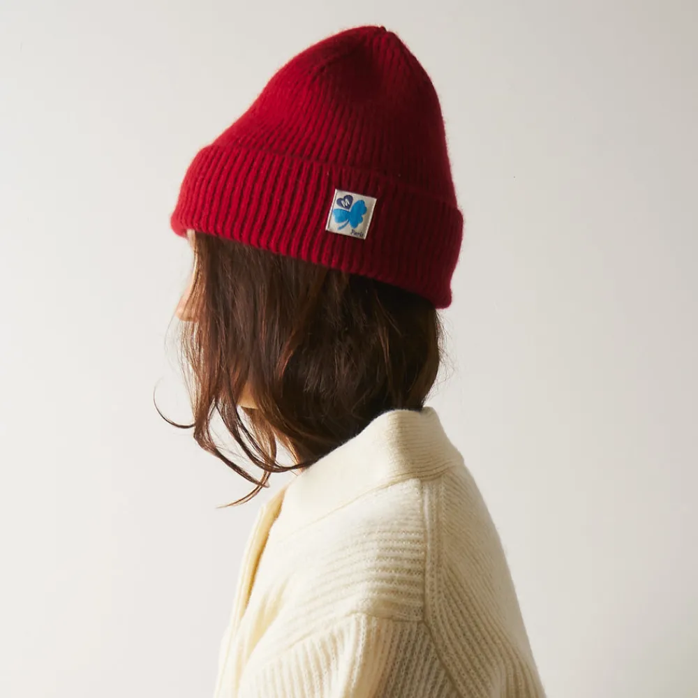 Women MA01 Merci - Bonnet Lucky - Rouge & Bleu