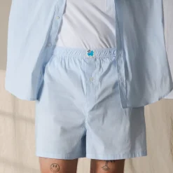 Women G01 Merci - Boxer Jude - Carreaux Bleu