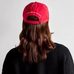 Women M05 Merci - Casquette Miroir - Rouge & Ecru