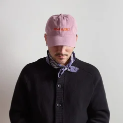 Women M05 Merci - Casquette Non Merci - Lila & Orange
