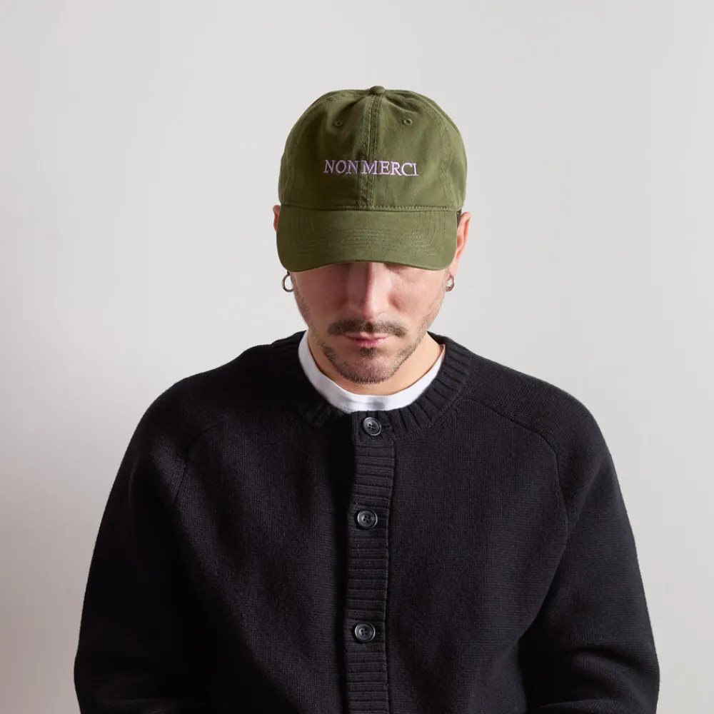 Women M05 Merci - Casquette Non Merci - Vert & Lila