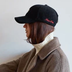Women M05 Merci - Casquette Trèfle en velours - Noir