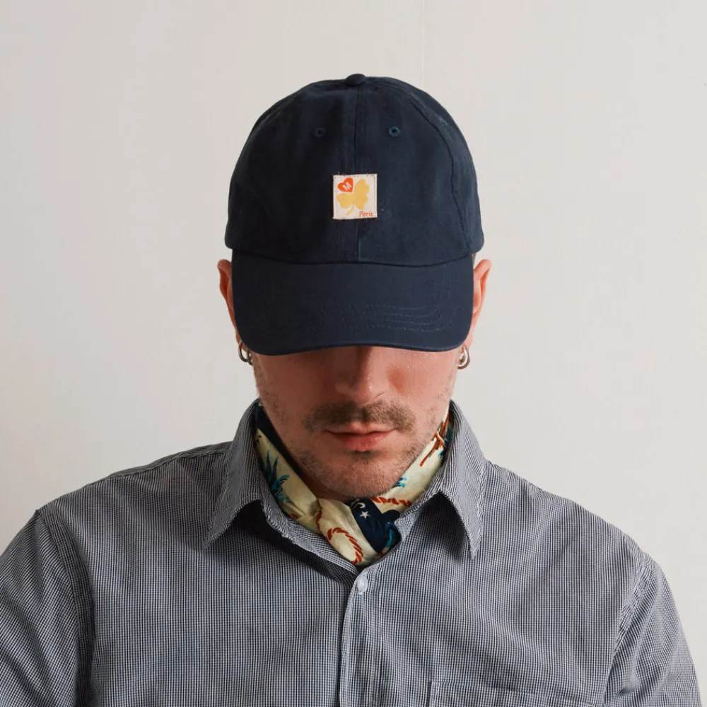 Women M05 Merci - Casquette Trèfle Patch - Marine