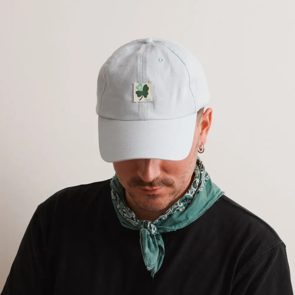 Women M05 Merci - Casquette Trèfle Patch - Bleu Ciel