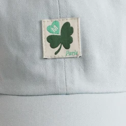 Women M05 Merci - Casquette Trèfle Patch - Bleu Ciel