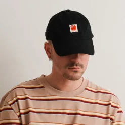 Women M05 Merci - Casquette Trèfle Patch - Noir