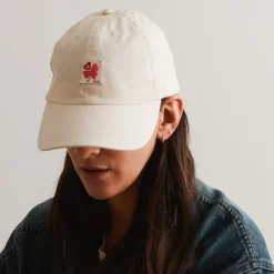 Women M05 Merci - Casquette Trèfle Patch - Ecru