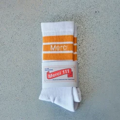 Women MERCI - Chaussettes en coton - Jaune Cityse
