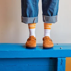 Women MERCI - Chaussettes en coton - Jaune Cityse