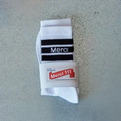 Women MERCI - Chaussettes en coton - Noir